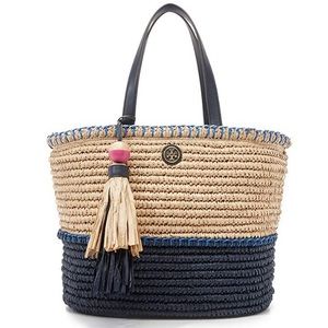 Tory Burch Straw Tote